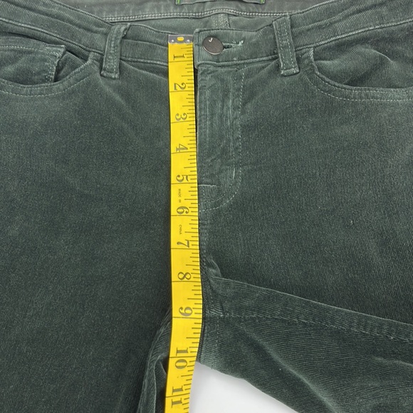 J Brand Skinny Leg Mid-Rise Micro-Cords in Conifer (dark green), W29 L29 - Picture 12 of 15